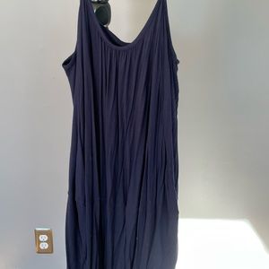 Flowy Navy Blue Dress